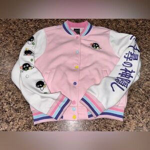 Studio Ghibli Spirited Away Soot Sprites Varsity Jacket, Women’s Size Large